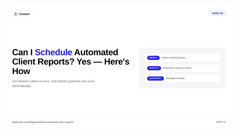 schedule automated client reports