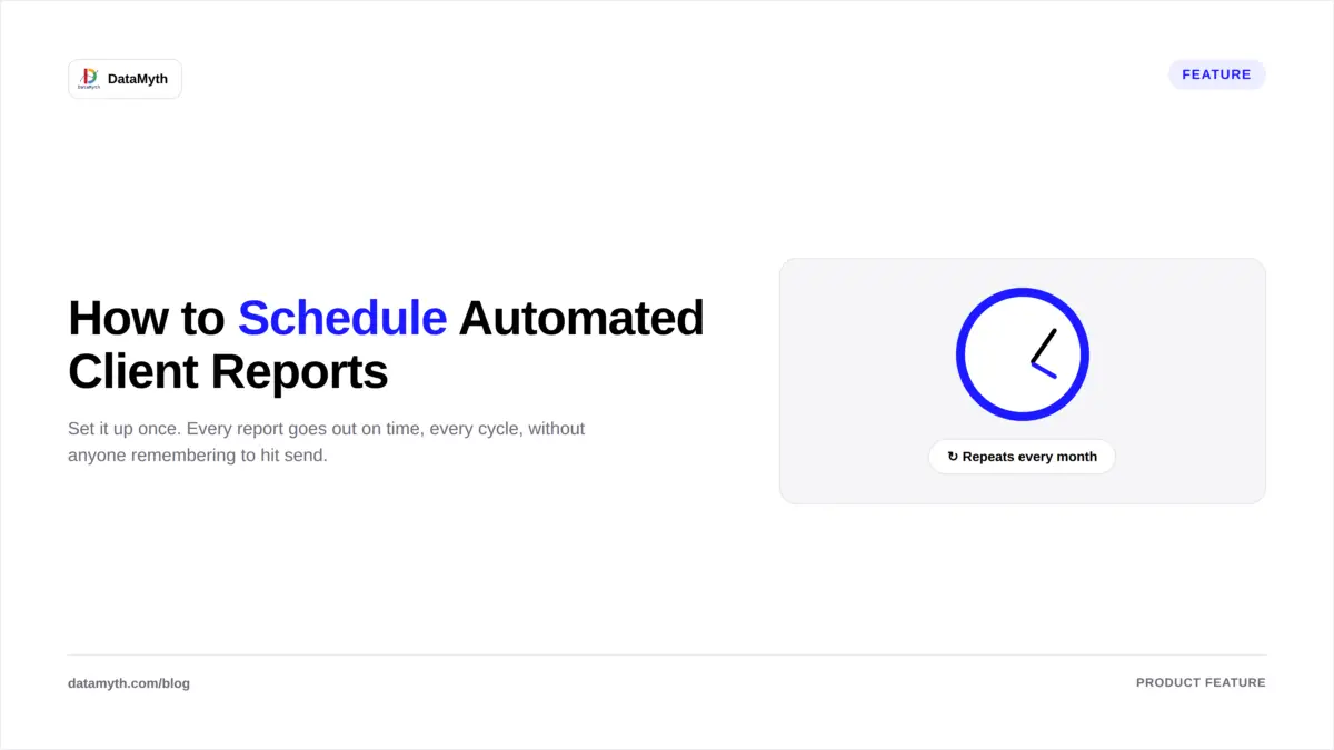 schedule automated client reports