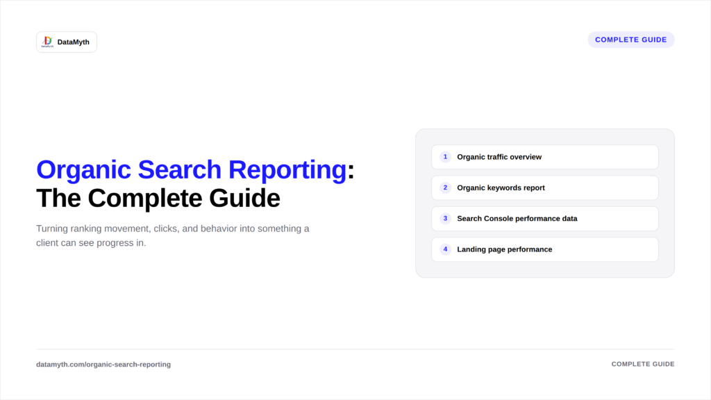 organic search reporting
