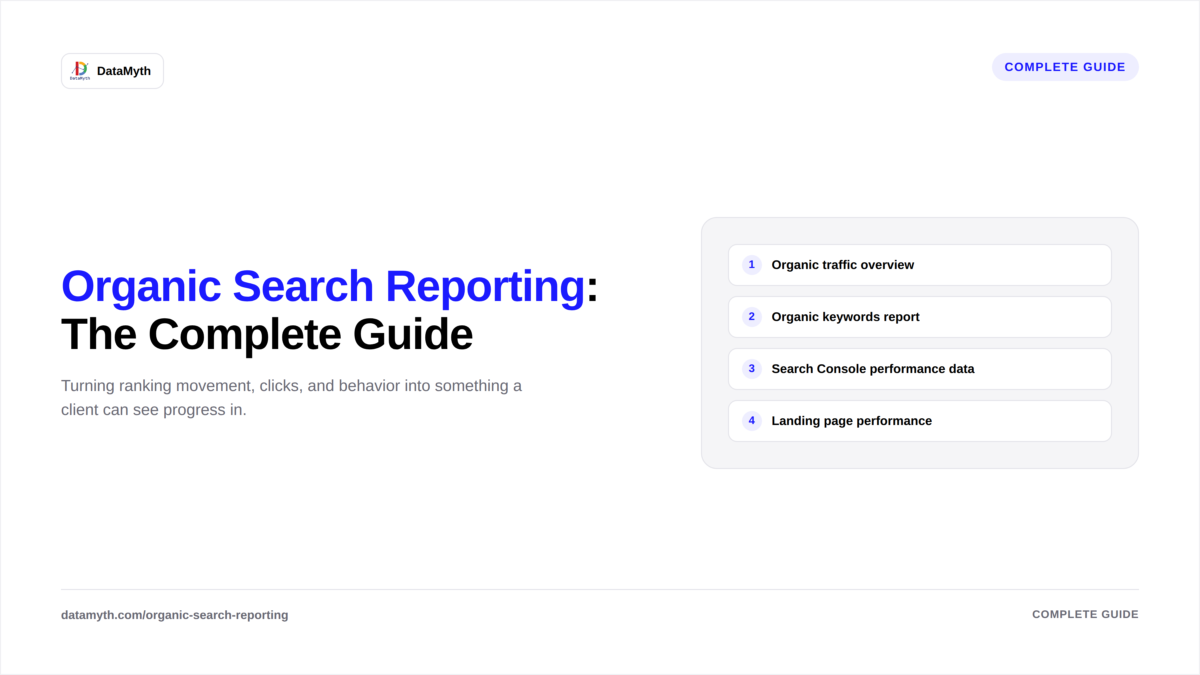 organic search reporting