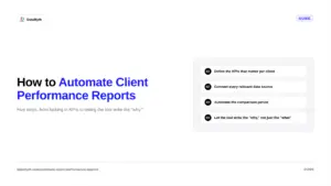 automate client performance reports