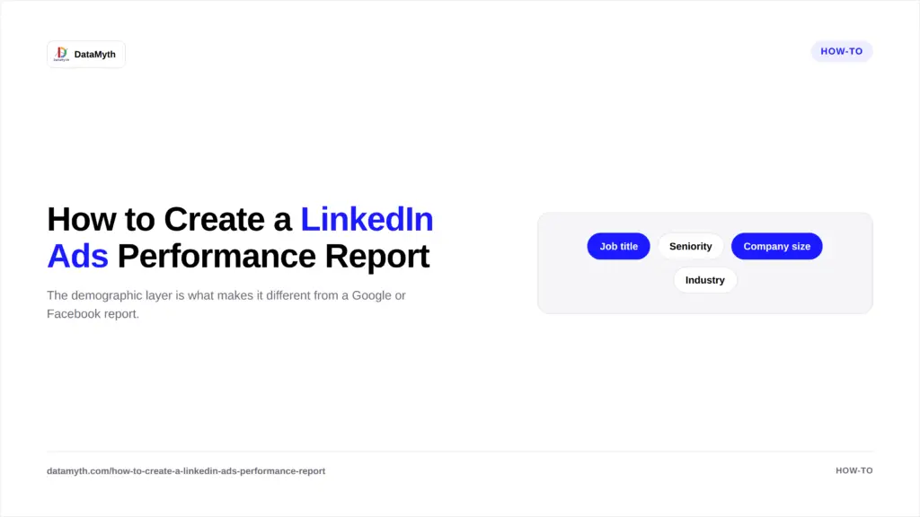 linkedin ads performance report