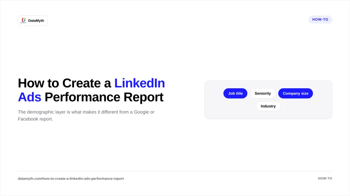 linkedin ads performance report